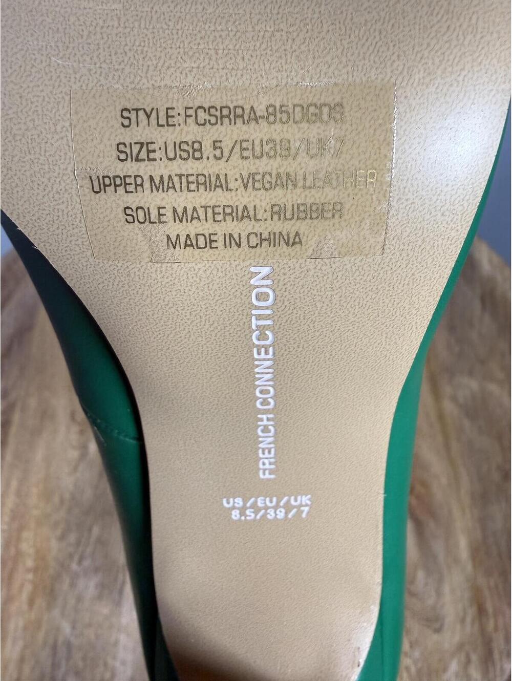 French Connection Womens Sierra Pointed Toe Comfortable Pumps Green Size 8.5 NWB - Picture 11 of 12